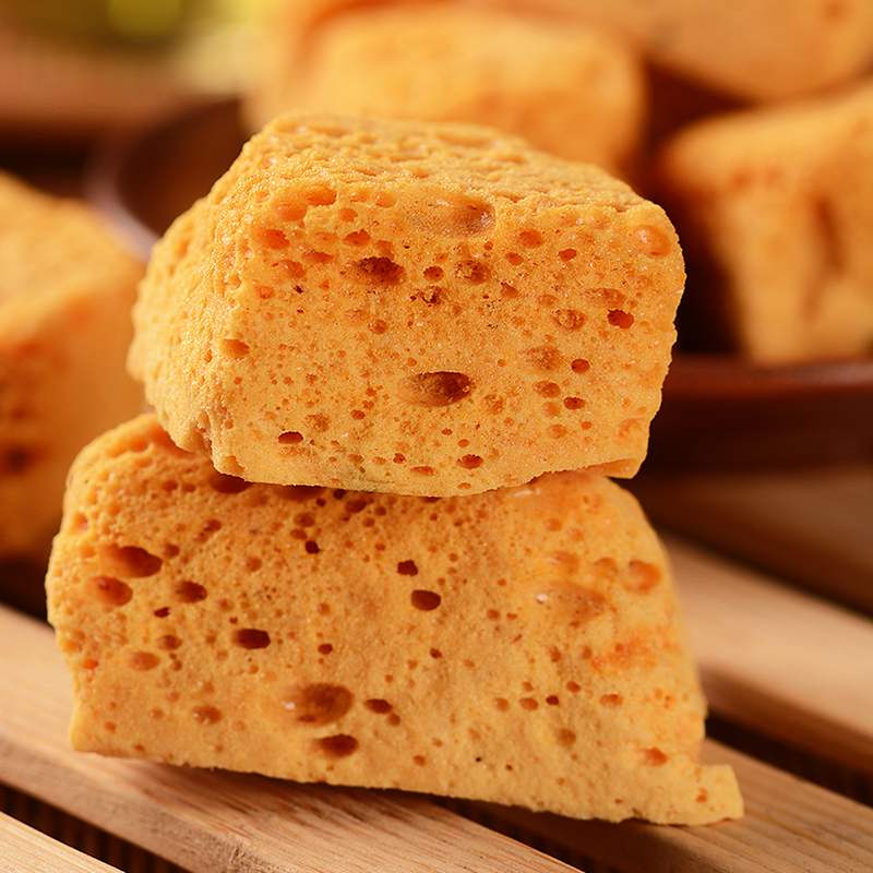 蜂窝麦芽糖饴糖叮叮糖糖果蜂蜜糖80怀旧零食灶糖蜂窝糖500g