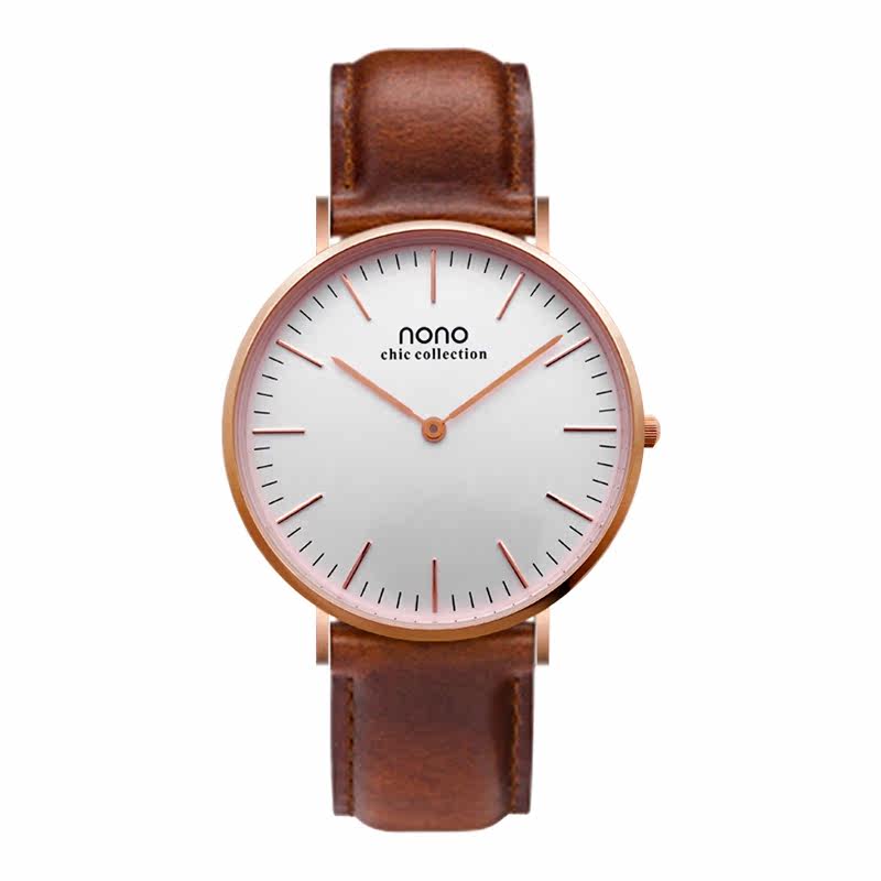 新品nono女士石英表时尚手表简约超薄学生国产腕表
