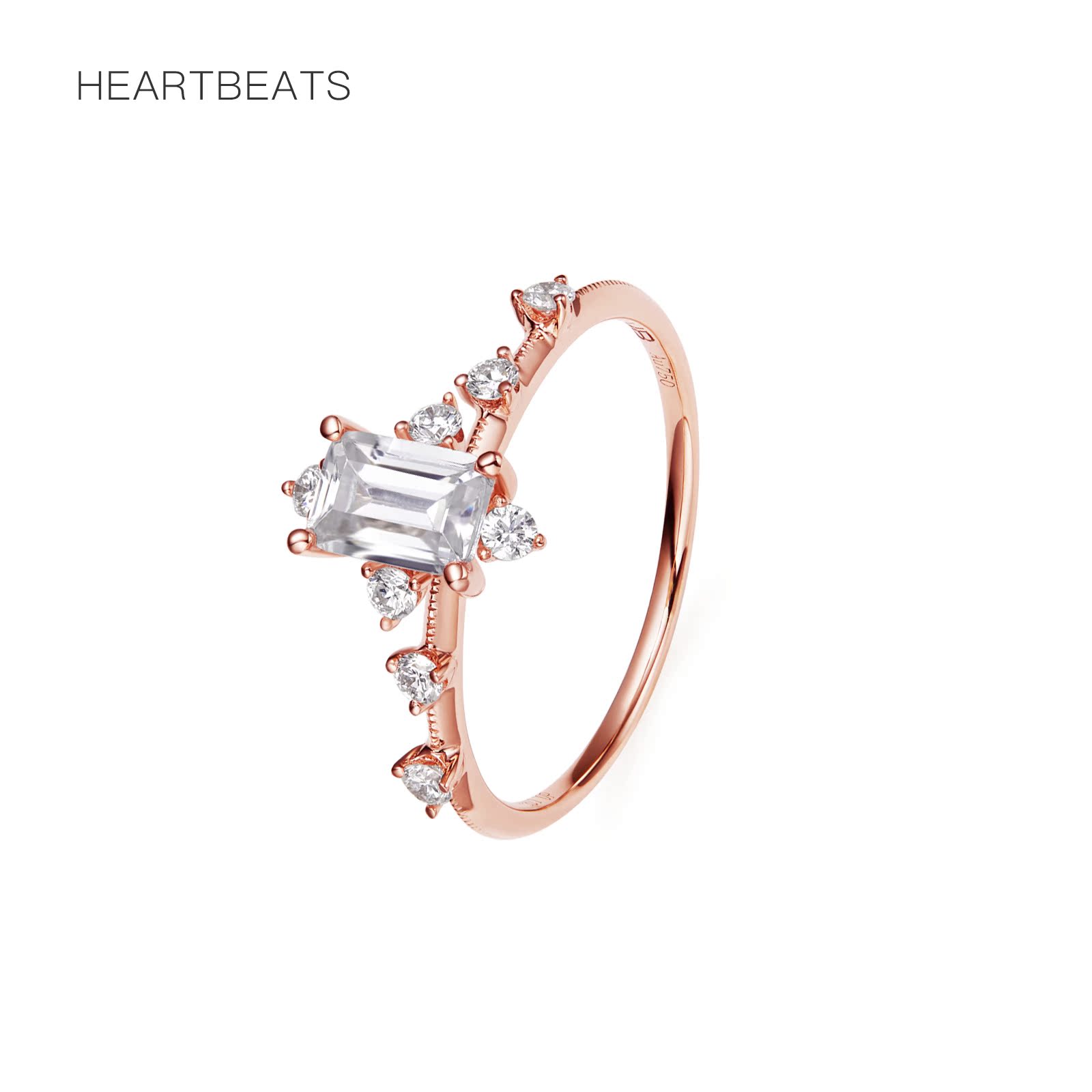 赫尔50分求婚戒指钻戒绿真祖母绿祖母比斯18k手饰