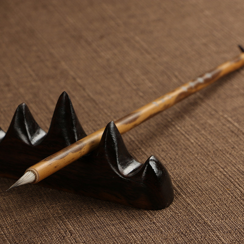 毛笔小楷兼毫入门文房四宝斑竹写卷佛经手抄书法毛笔