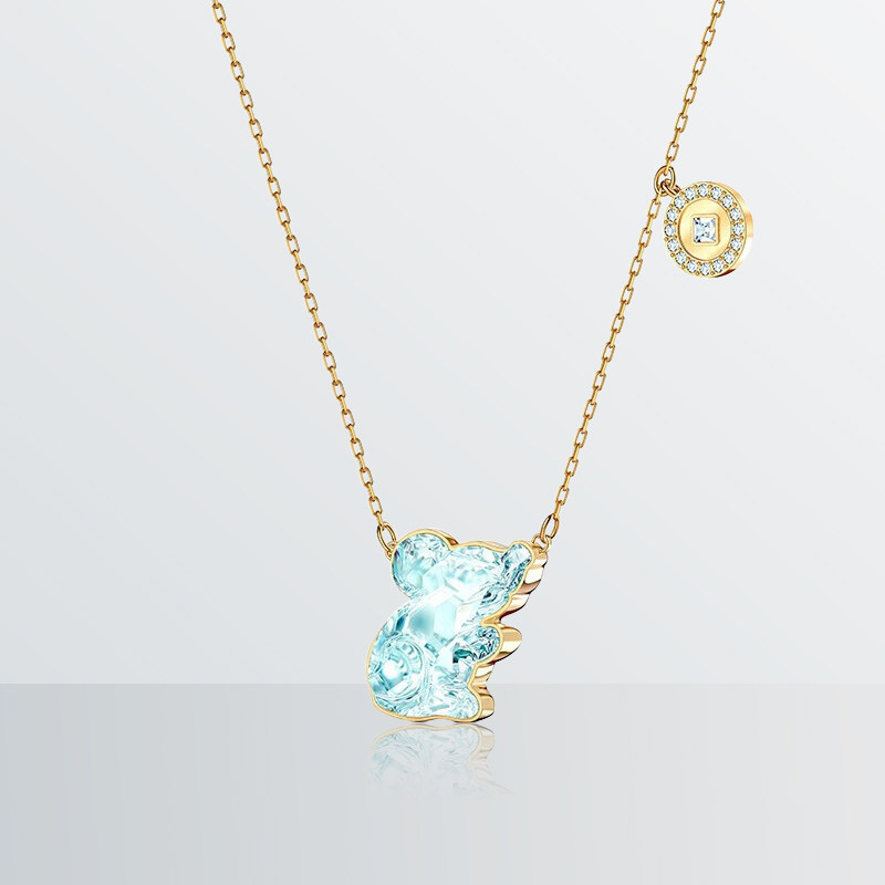 施华洛世奇生肖项链如意鼠造型锁骨5512646项链