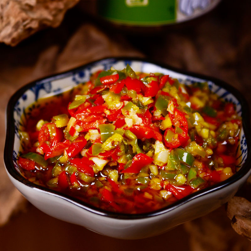 肴妹鲜香双椒酱230g拌面拌饭辣椒酱四川农家自制辣椒酱