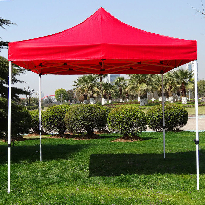 大号户外遮阳伞商用摆摊伞棚四角四方折叠雨棚雨棚