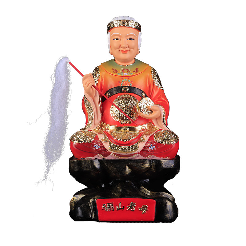 老母骊山神黎山神像黎山道教树脂无极居家供奉摆件