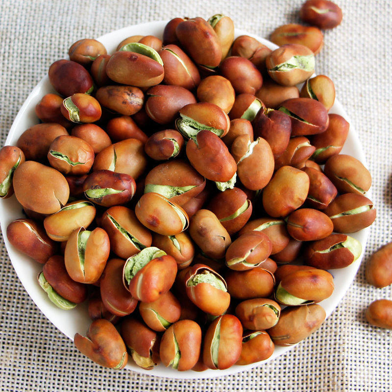 蚕豆云南保山绿心5斤即食原味散装豆类制品