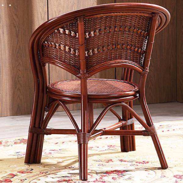 藤椅览世壹号印尼真藤背靠套装高端家用客厅桌椅套件