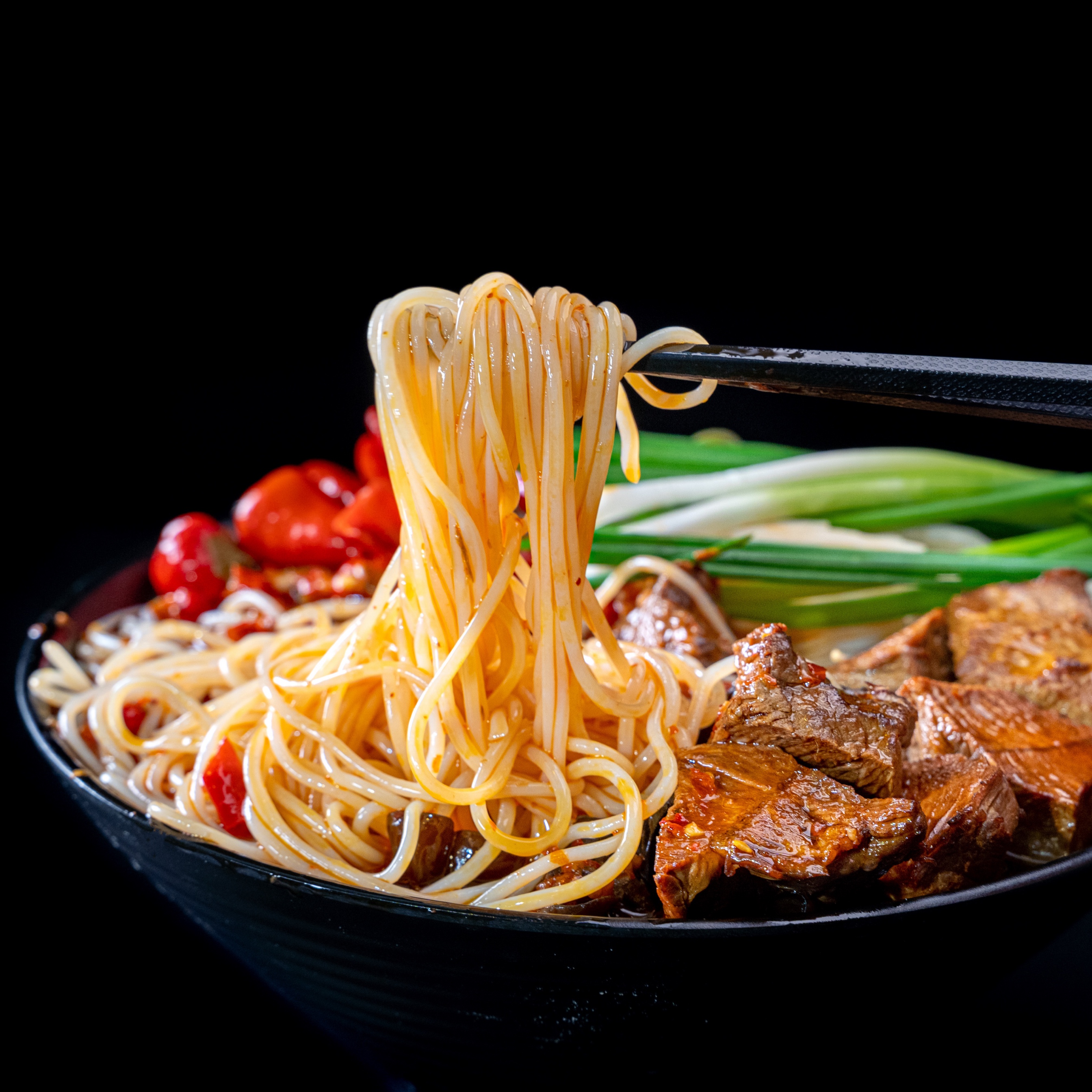 桂老幺泡椒自热火锅牛肉米线2盒非螺蛳粉川渝风味方便速食非油炸