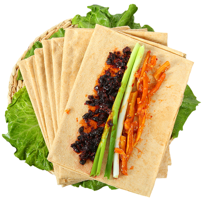 田豆家山东临沂原味煎饼老石粗粮无糖正宗软全手抓饼