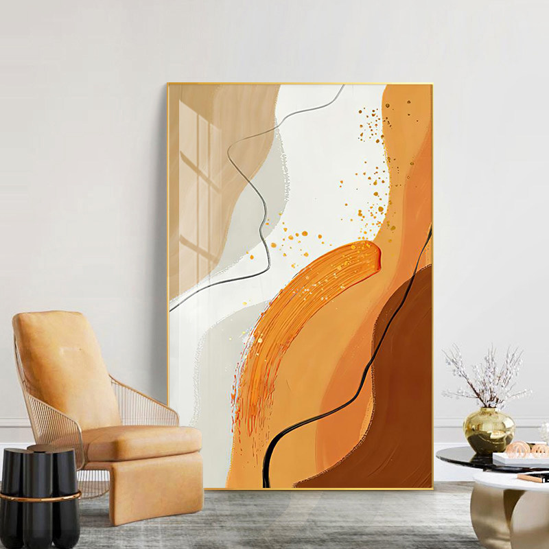 沙发背景墙装饰画客厅2022新款莫兰兰迪挂画现代现代装饰画