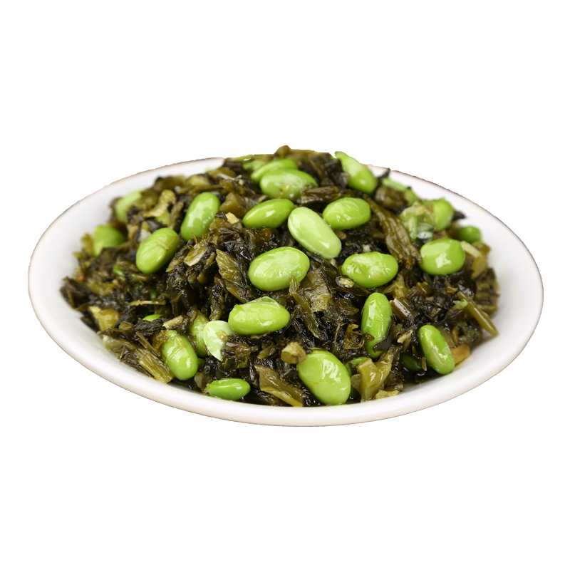 水乡万三阿婆周庄特产毛豆咸菜125克批发酱菜腌制