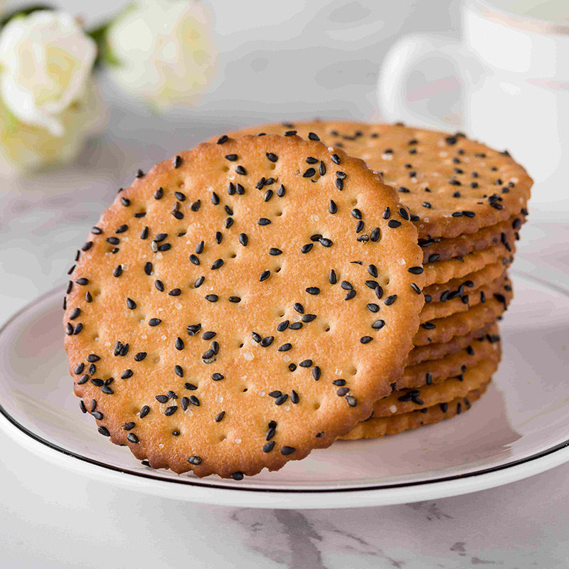 饼干散装零食皇朝白芝麻芝麻整箱5斤老式怀旧韧性饼干