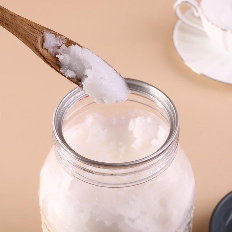 椰子油冷身体500ml可食用海南初榨椰子油