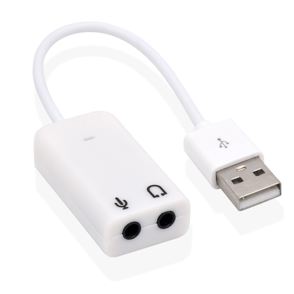 机电脑笔记本外置耳机转换器现货带线免驱usb71声卡台式hd04