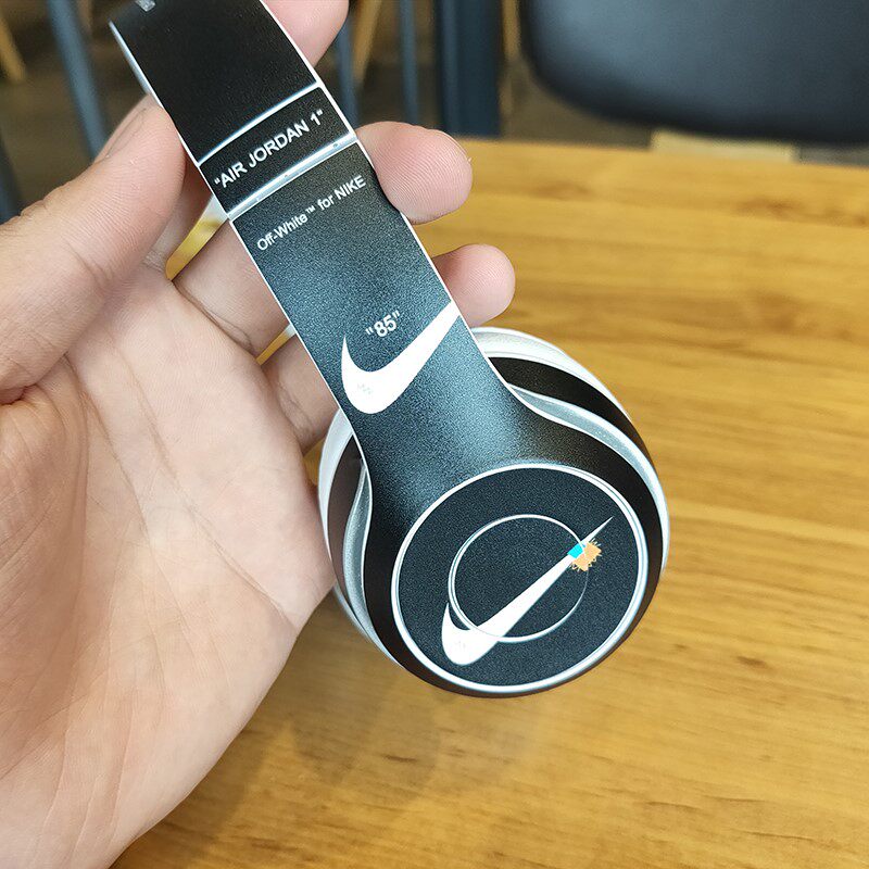 适用于beatssolo3耳机贴纸pro磨砂studio3m材质wireless耳机贴膜