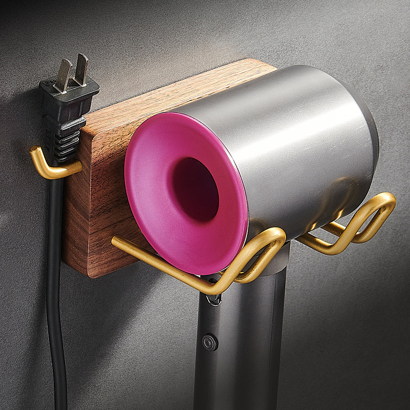 吹风机打孔卫生间置物架戴森浴室风筒挂架电吹风收纳吹风机置物架