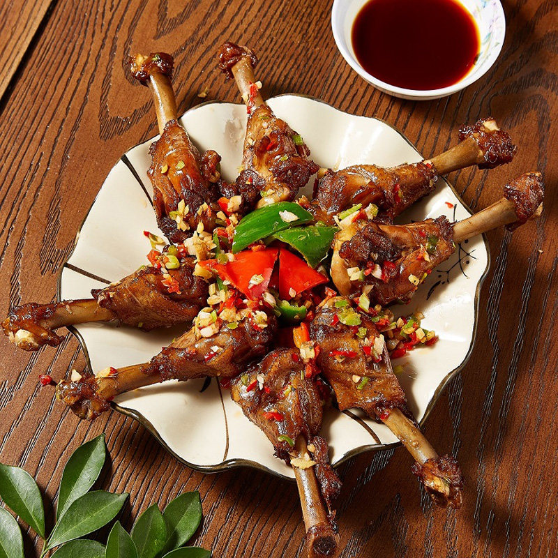 兴旺速食鸭翅根椒盐黄金寸骨冻品家宴半成品肉类