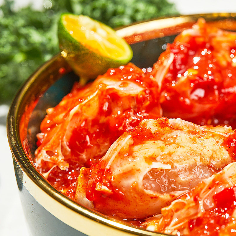 700g酱蟹香辣韩国辣酱生拌腌制梭子蟹母蟹即蟹类制品