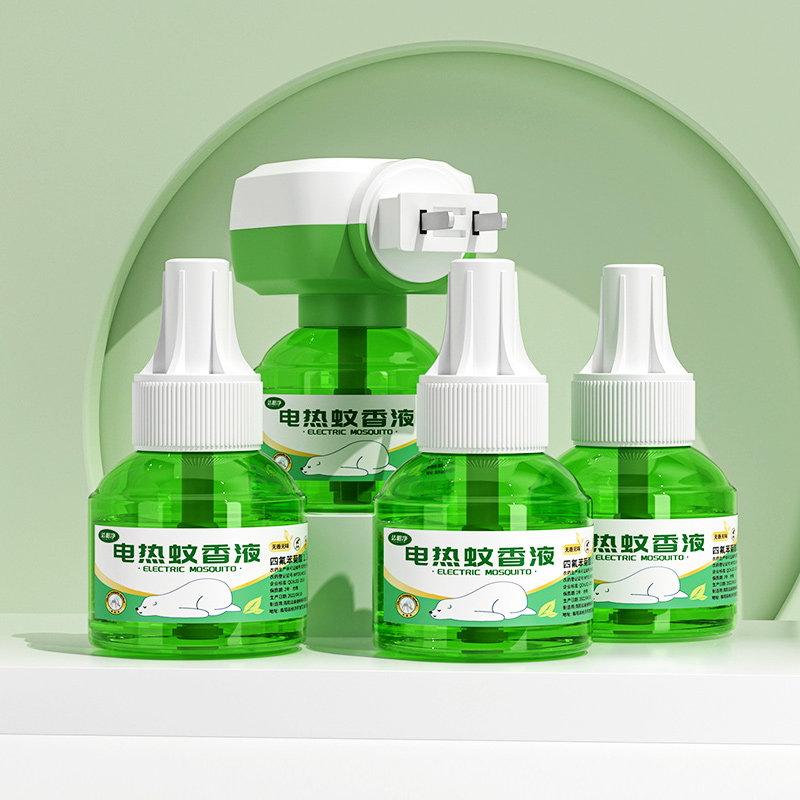 儿童电热蚊香液无味婴儿孕妇驱蚊4液 1器