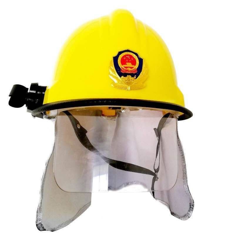 头盔消防防火消防员披肩02款韩式防护面罩安全消防头盔