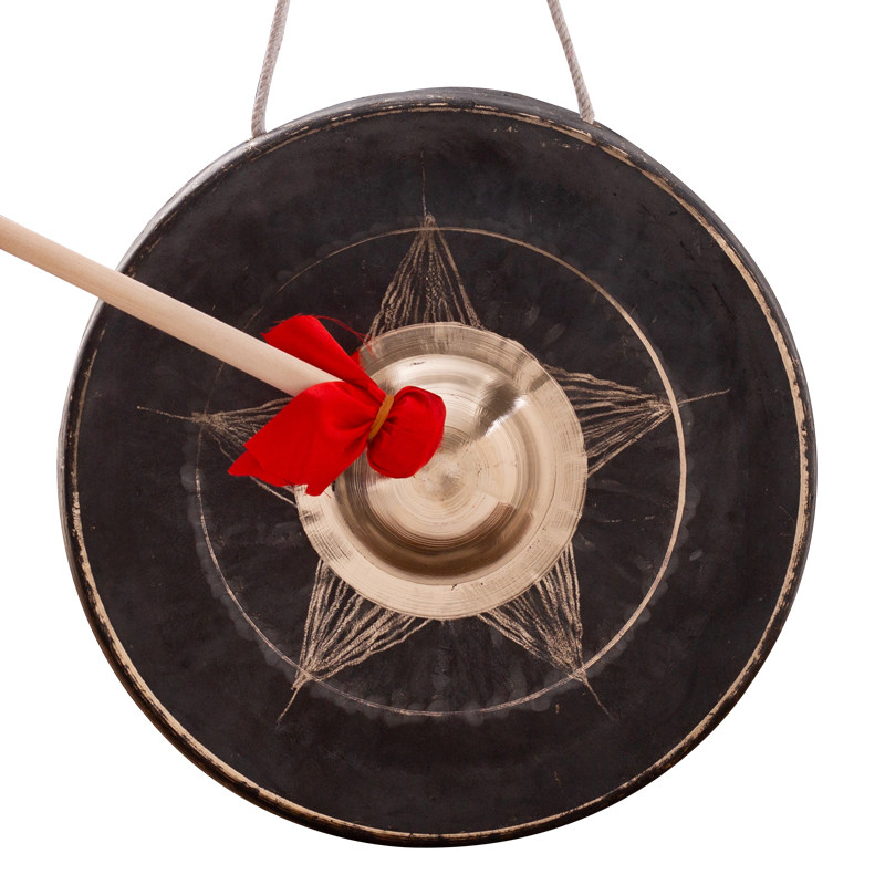 2021纯铜大锣老式老锣手工厘米铜锣青铜40公分开道锣