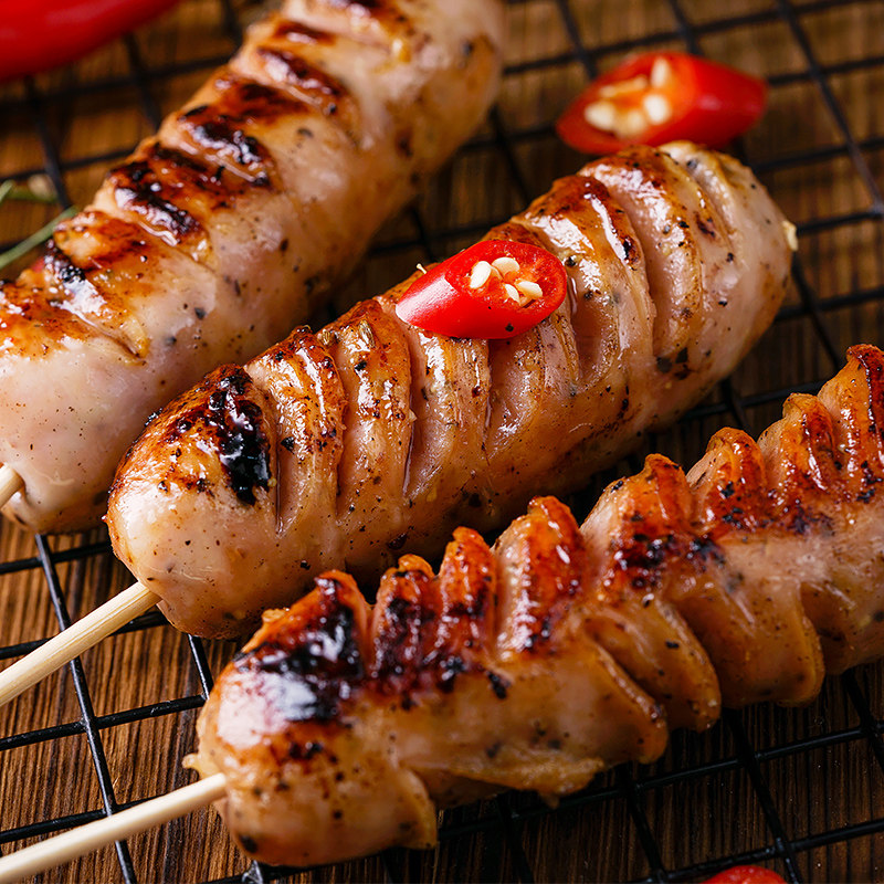 山辛地到肠纯肉肠黑胡椒原味500g