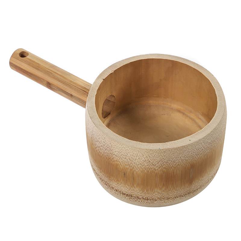 异兴手工竹制大口径竹水勺厨房家用水瓢日式洗浴竹编
