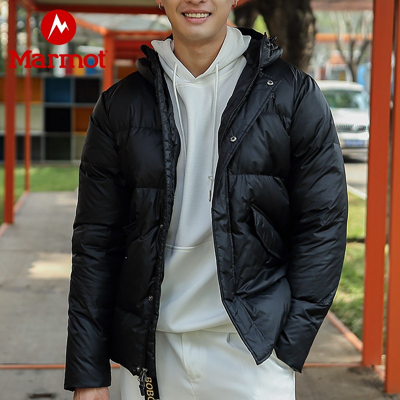 22新款Marmot土拨鼠冬新款男款面包羽绒服700蓬拒水鹅绒加厚保暖