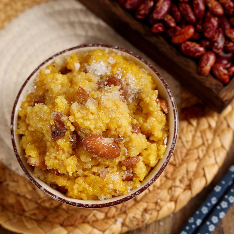 米饭东北速食芸豆糯米大黄软糯黏米方便黄米饭自热米饭