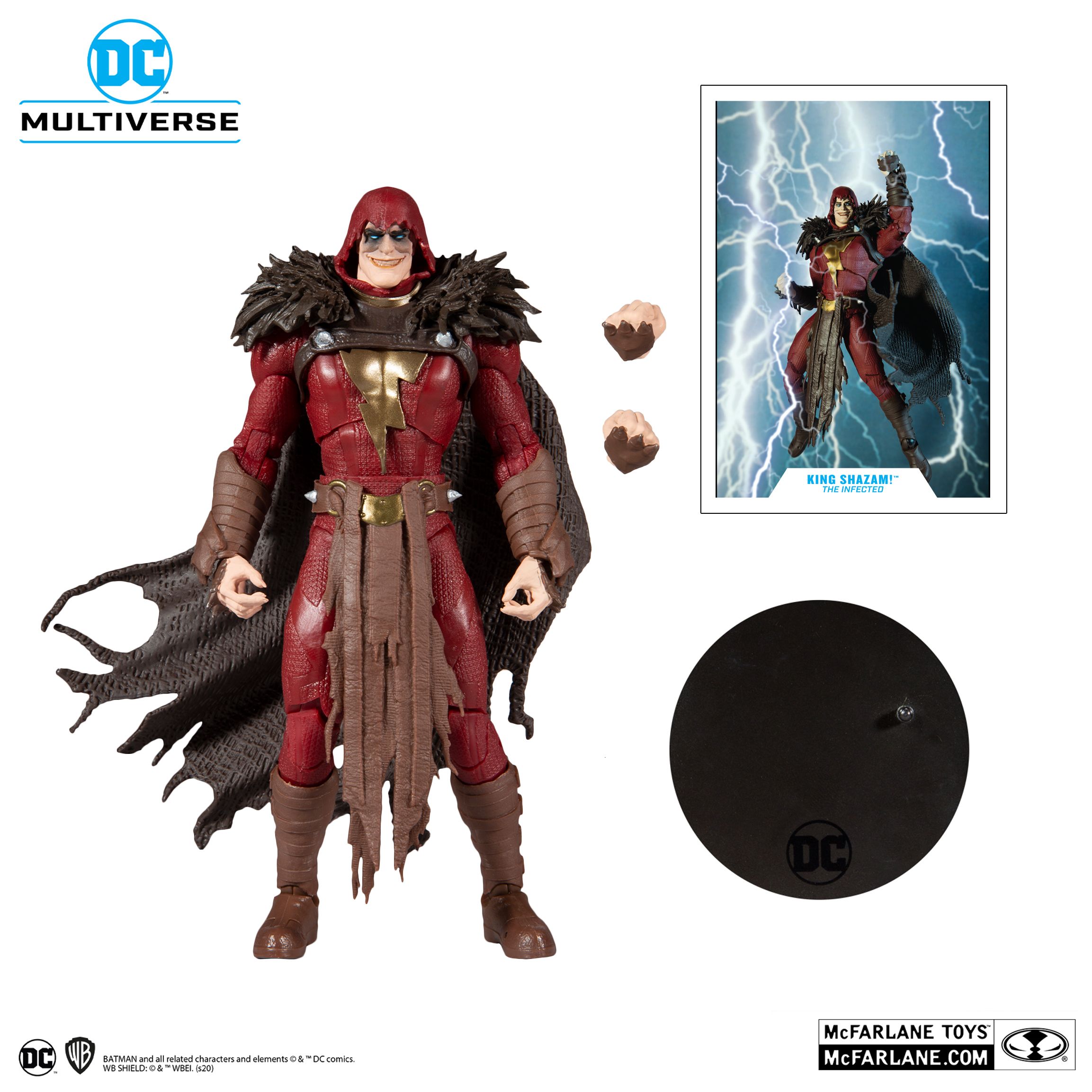 现货mcfarlane麦克法兰dc人偶手办狂笑沙赞手办