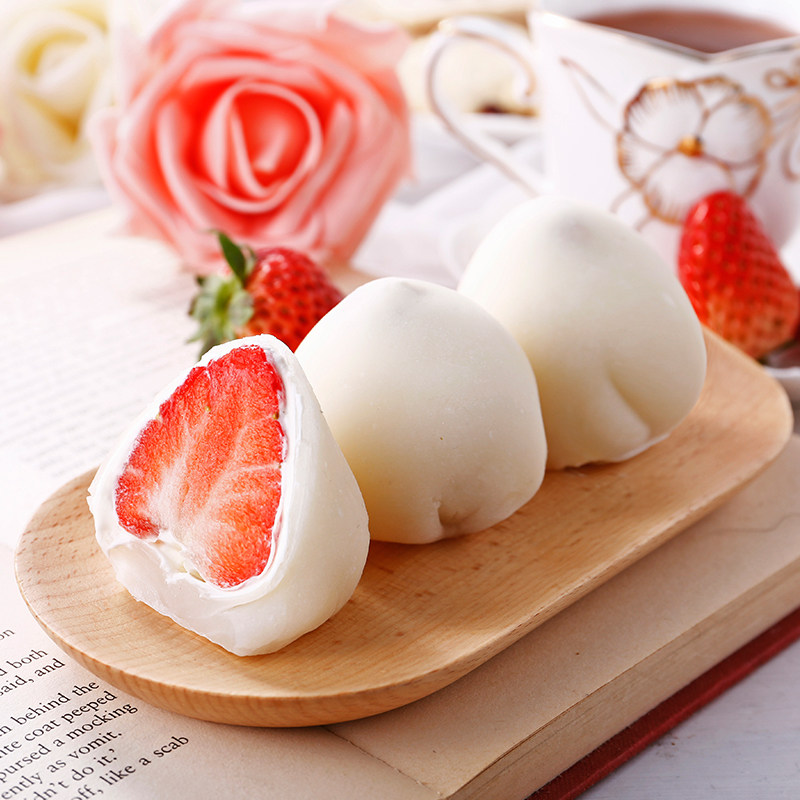 浪辰雪媚娘半成品商用大福雪莓展艺雪梅整箱蛋黄其他烘焙半成品