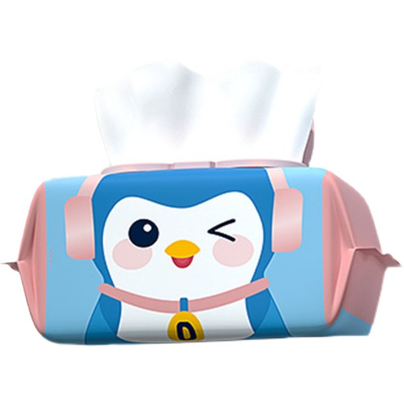 湿巾德佑皇家企鹅婴幼儿手口专用新生儿宝宝加厚湿巾