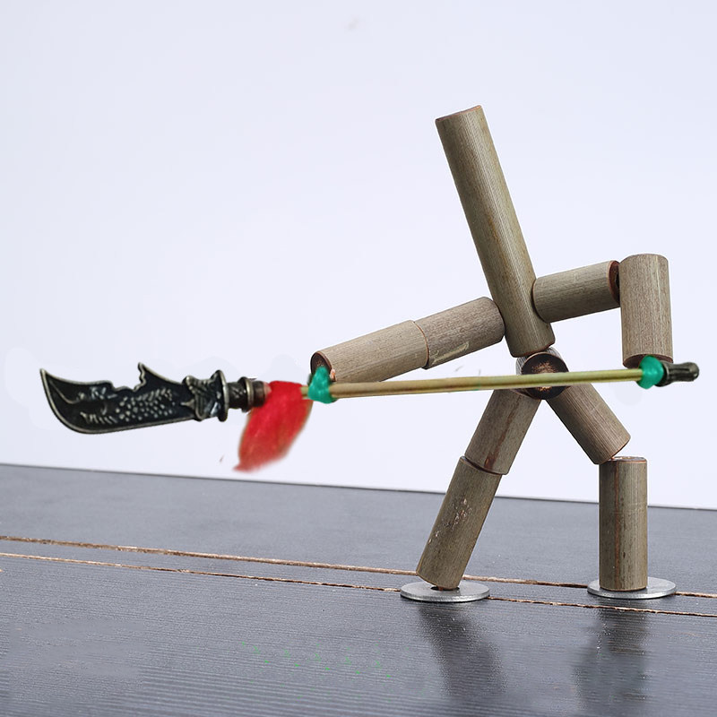 竹节年级成品小竹人材料diy小学生六年级人手12岁其他人偶玩具