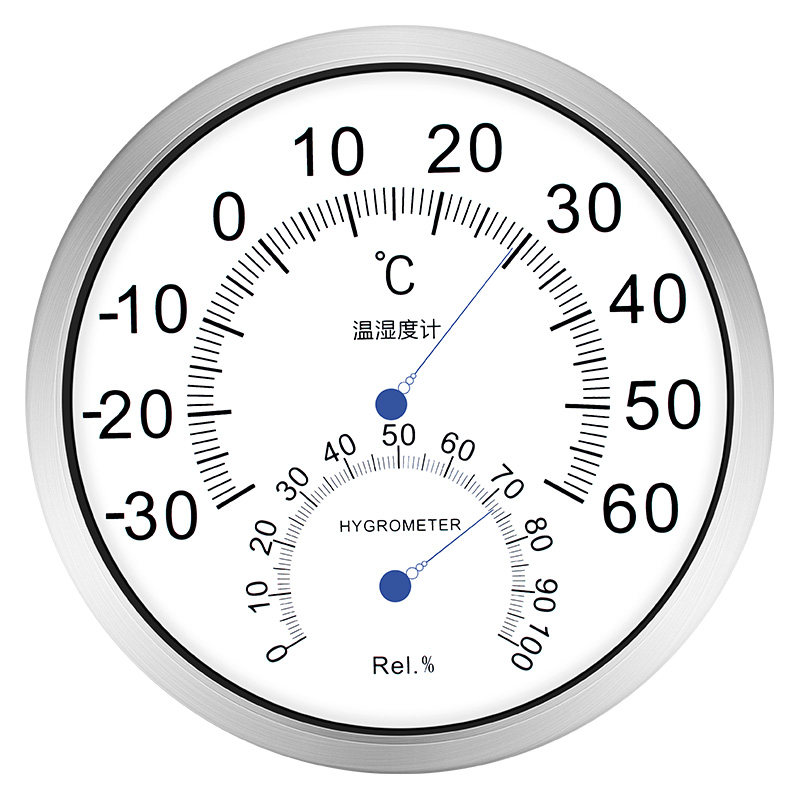 三印30cm超大表盘温度计室内家用精准温湿度湿度计电子温湿度计
