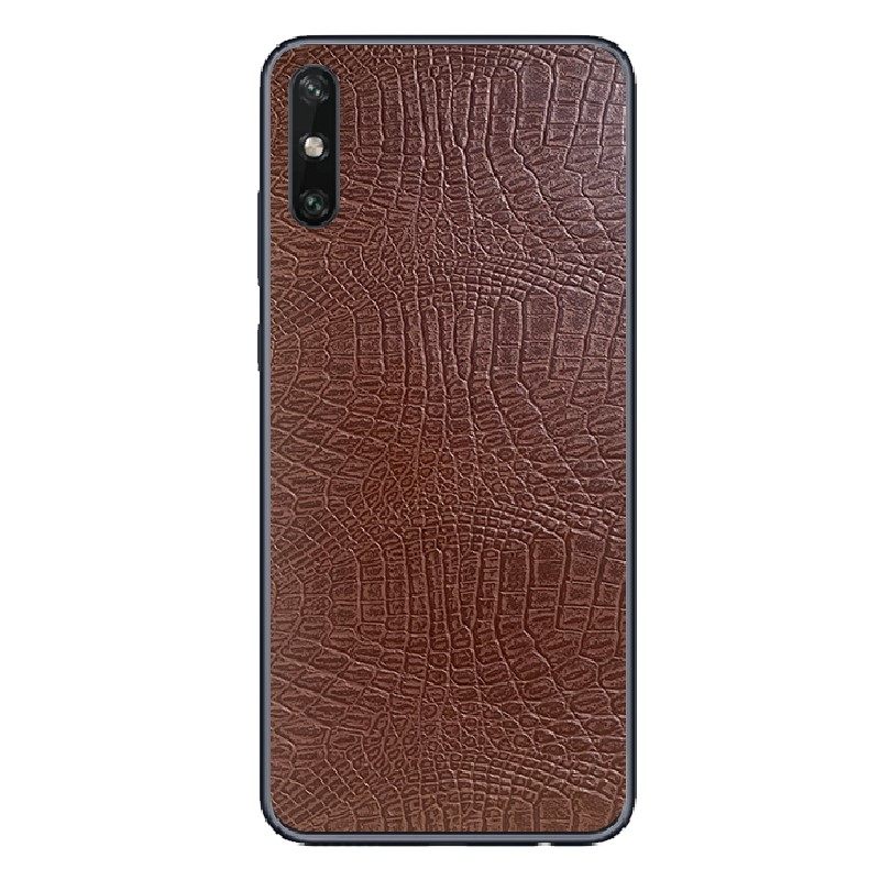 手机昌想保护膜防刮磨砂商务贴纸皮革med-tl00背膜手机贴膜