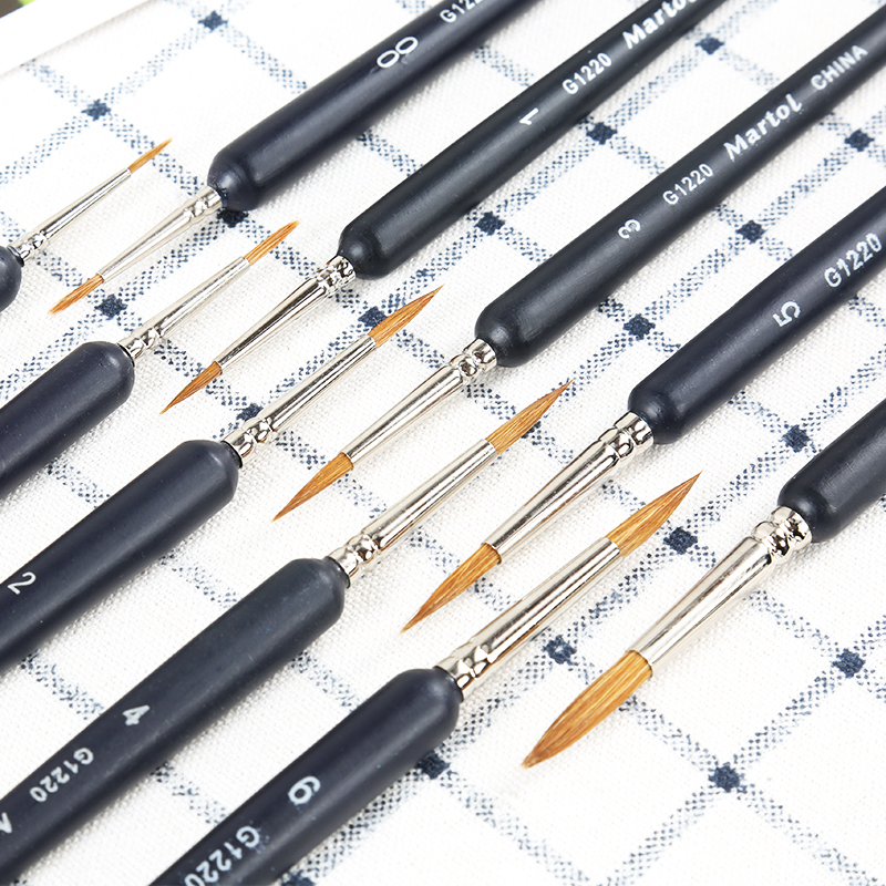 描边笔水粉勾线工笔狼毫细工国画丙烯套装描线勾线笔