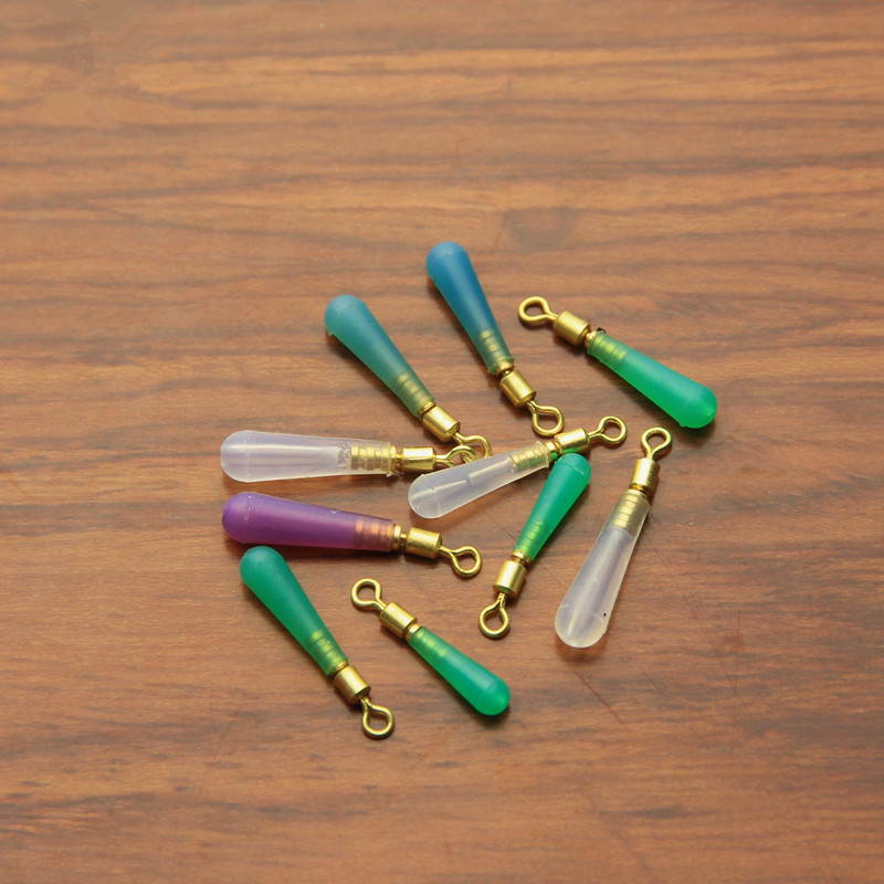 硅胶筏钓旋转浮漂座铜头滑动插漂坐不缠线大物浮漂座