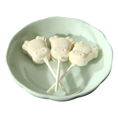 无蔗糖高钙牛奶棒棒糖干吃奶贝无添加植脂末纯奶片儿童奶酪棒零食