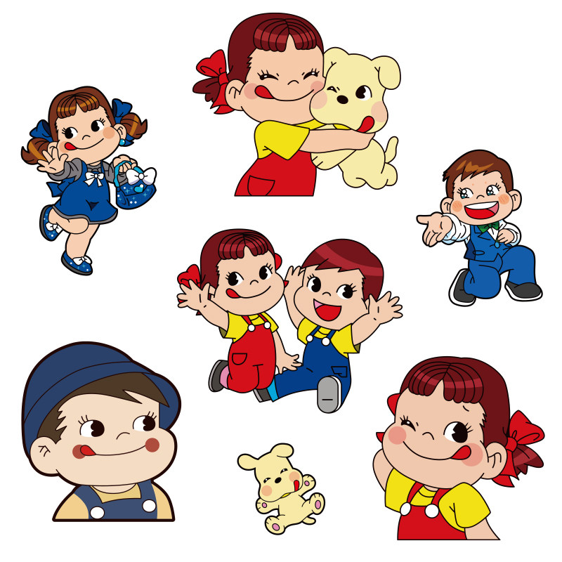 汽车不二家车贴可爱卡通牛奶女司机小红书同款划痕汽车装饰贴