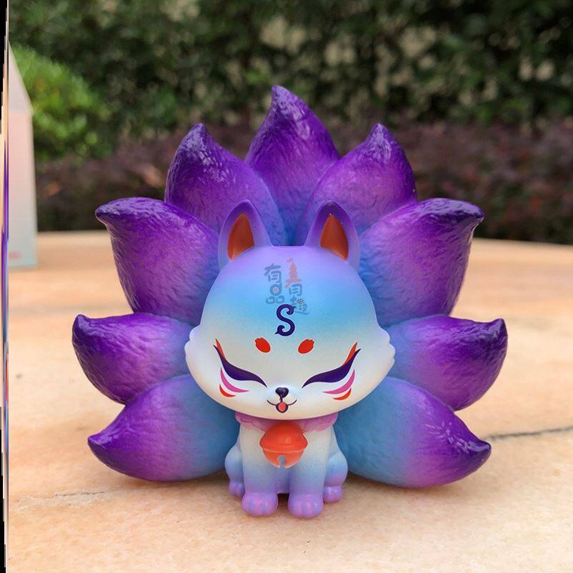 网红正品上古九狐盲盒修仙系列九尾狐手办潮玩潮玩盲盒