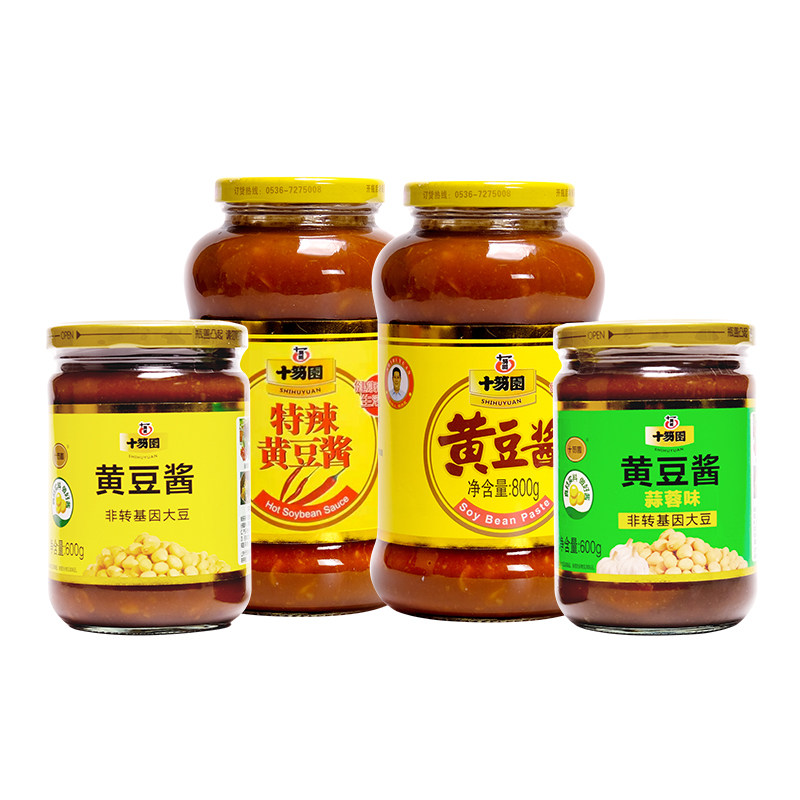 十笏园豆瓣600g东大饭酱山酱拌调料正牌家用豆酱酱类调料