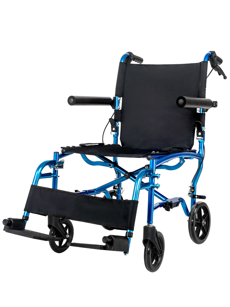 雅德轮椅折叠轻便老人手推车残疾人小型多功能超轻轮椅