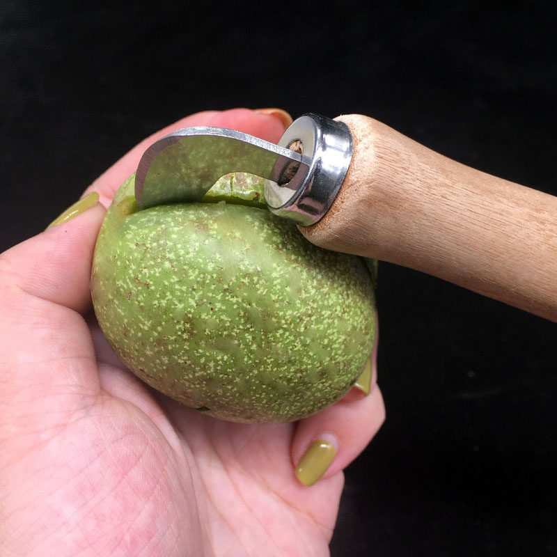 核桃青皮刀开刀子去皮器挖工具去核绿皮神器剥壳
