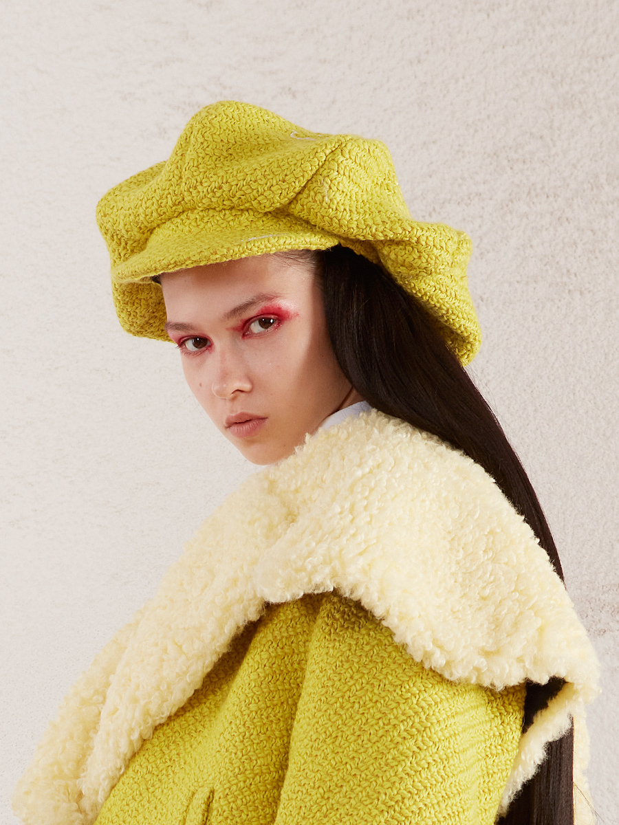 weancheam原创设计师夸张造型雷云朵云朵复古潮流帽子帽子