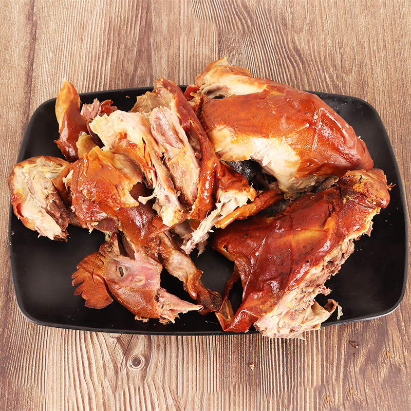 【顺丰包邮】山东老字号大庄烧鸡一年半散养土鸡山东特产现做现卖
