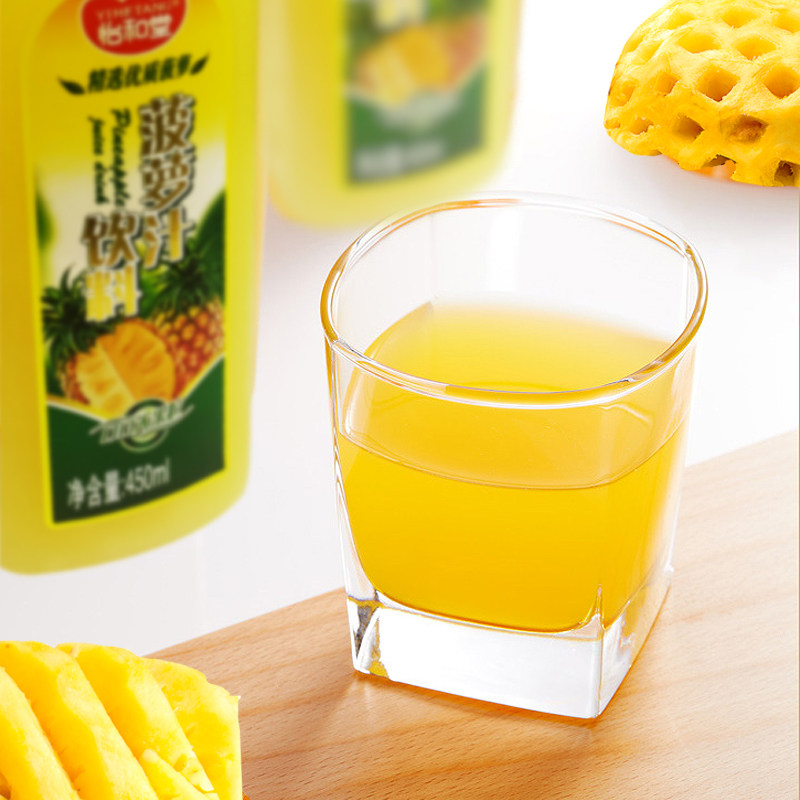怡和菠萝果肉椰果饮料果蔬餐饮聚会冬季热带果味