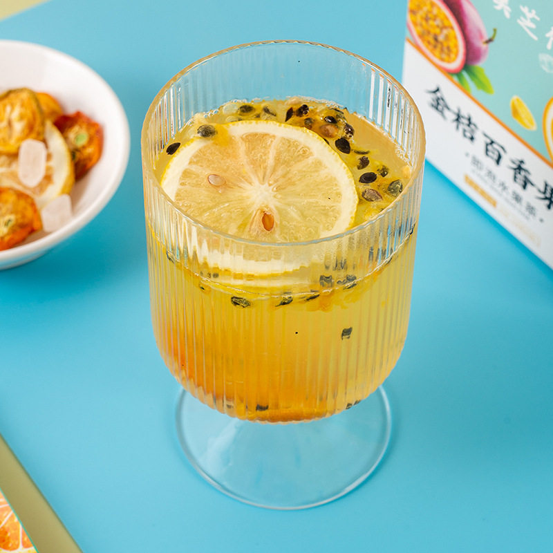 果茶美芝金桔百香水果夏季饮品冻干柠檬蜂蜜养生茶