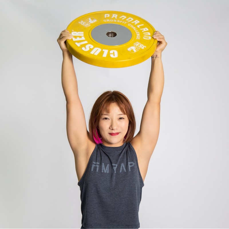 amrap短款女子训练t恤crossfit健身瑜伽无袖背心弹性运动透气休闲