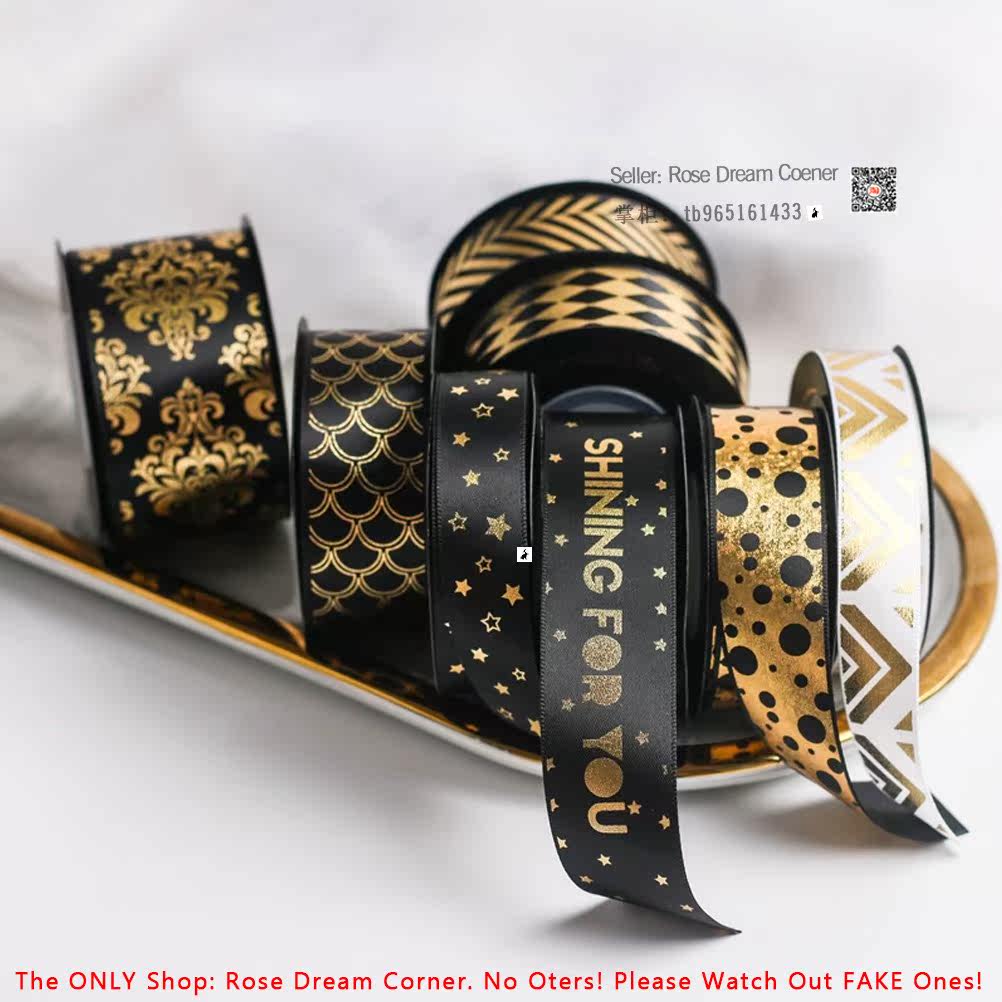 newyeargiftpackagingribbonflowerdecorationdiymaterial