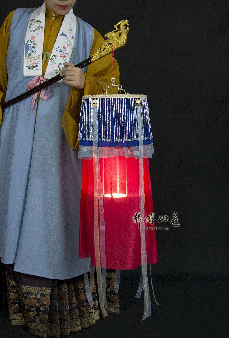 纱灯材料包绛不是降纱灯杆现货宋明传统复原灯笼