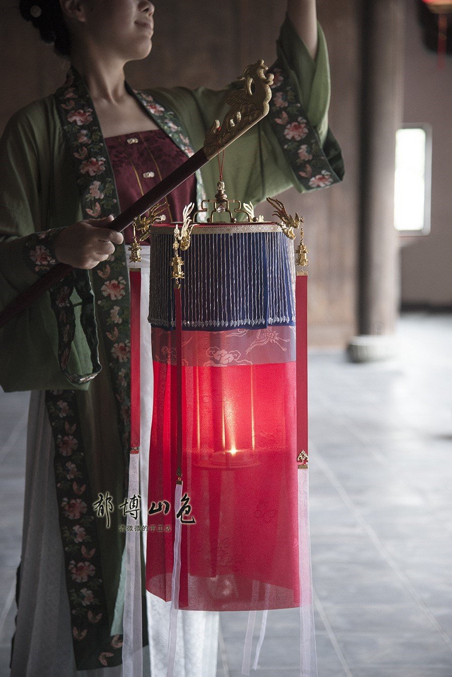 纱灯材料包绛不是降纱灯杆现货宋明传统复原灯笼